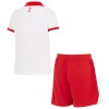 Conjunto (Camiseta+Pantalón Corto) Polonia Primera Equipación Euro 2024 - Niño